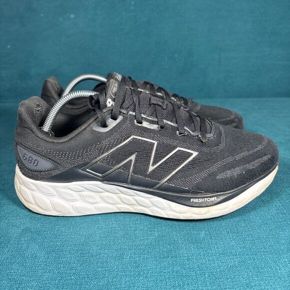 New Balance Fresh Foam 680 v8 Black Running Shoes Men’s Size 10.5 4E Extra Wide